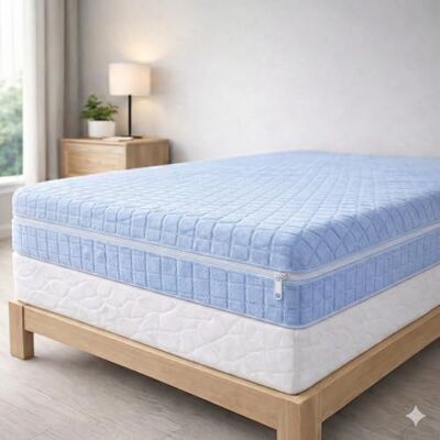 Degrees home Teide Housse de matelas anti-acariens 105 cm avec fermeture éclair pour lit de 105 cm Degrees home Teide Housse de matelas anti-acariens 105 cm avec fermeture éclair pour lit de 105 cm