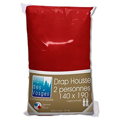 Nuit des Vosges 2100921 Cotoval Drap Housse Uni Coton Bordeaux 140 x 190 cm Nuit des Vosges 2100921 Cotoval Drap Housse Uni Coton Bordeaux 140 x 190 cm