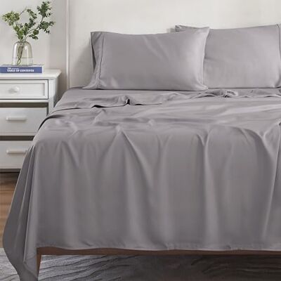 Superior Home City Parure de lit Gris Double Superior Home City Parure de lit Gris Double