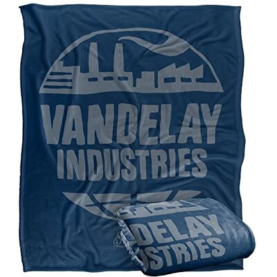LOGOVISION Seinfeld Couverture soyeuse super douce 152 x 127 cm LOGOVISION Seinfeld Couverture soyeuse super douce 152 x 127 cm