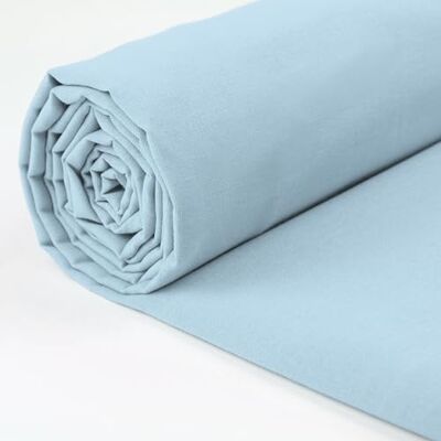 A-Express Tissu 100 % coton 150 cm de large Vendu au mètre Idéal pour matelassage, couture, couture, doublures de rideaux, fourre-tout, literie, taies d'oreiller Bleu clair 1 m A-Express Tissu 100 % coton 150 cm de large Vendu au mètre Idéal pour matelassage, couture, couture, doublures de rideaux, fourre-tout, literie, taies d'oreiller Bleu clair 1 m