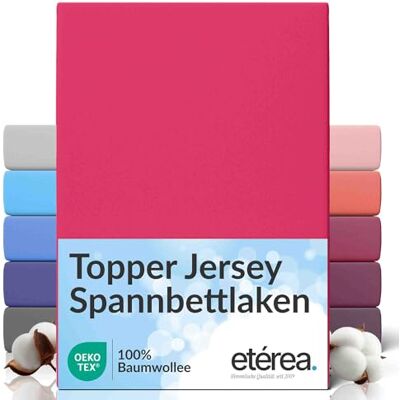 etérea Himmlische Qualität etérea Jersey Topper drap housse 180x200-200x200 cm Rose fuchsia Epaisseur 5-10 cm 100% coton Oekotex drap-housse matelas Lit housse de couette draps-de-lit 180x200cm 200x200cm Rosé etérea Himmlische Qualität etérea Jersey Topper drap housse 180x200-200x200 cm Rose fuchsia Epaisseur 5-10 cm 100% coton Oekotex drap-housse matelas Lit housse de couette draps-de-lit 180x200cm 200x200cm Rosé