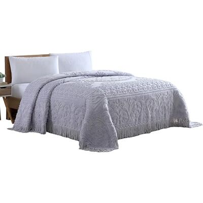 Beatrice Home Fashions Couvre-lit en coton, lavande, lit jumeau Beatrice Home Fashions Couvre-lit en coton, lavande, lit jumeau