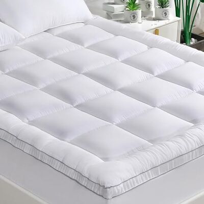 GRT Protège-matelas, 140 x 190 cm, imperméable, en fibre de bambou 3D, housse de matelas rafraîchissante, convient aux matelas jusqu'à 30 cm de hauteur GRT Protège-matelas, 140 x 190 cm, imperméable, en fibre de bambou 3D, housse de matelas rafraîchissante, convient aux matelas jusqu'à 30 cm de hauteur