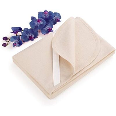 Blumtal Protège-Matelas en Molleton pour bébé 70 x 120 cm – 100% Coton Respirant Premium – Naturel Blumtal Protège-Matelas en Molleton pour bébé 70 x 120 cm – 100% Coton Respirant Premium – Naturel