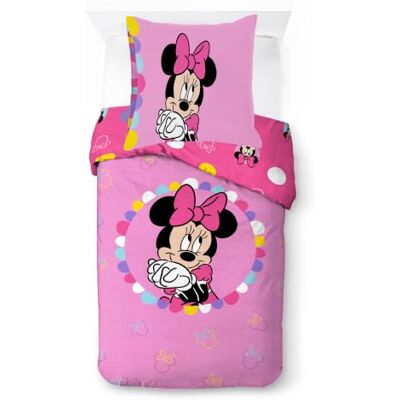 Jay Franco Kids Disney Minnie Mouse Parure de lit super douce avec taie d'oreiller Housse de couette non incluse Multicolore 2 pièces Lit simple Jay Franco Kids Disney Minnie Mouse Parure de lit super douce avec taie d'oreiller Housse de couette non incluse Multicolore 2 pièces Lit simple