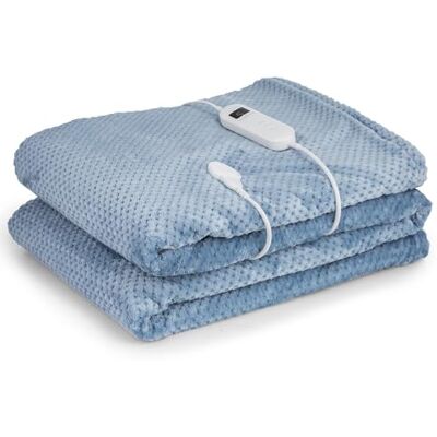 KLARSTEIN Couverture Chauffante 2 Places électrique XXL 200x180 cm, 2 Personnes, Plaid Chauffant et Lavable en Machine, 9 Températures, Minuterie Automatique, Drap Chauffant Electrique Canapé et Lit KLARSTEIN Couverture Chauffante 2 Places électrique XXL 200x180 cm, 2 Personnes, Plaid Chauffant et Lavable en Machine, 9 Températures, Minuterie Automatique, Drap Chauffant Electrique Canapé et Lit