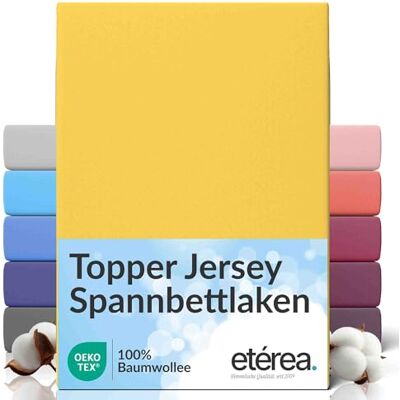 etérea Himmlische Qualität etérea Jersey Topper drap housse 140x200-160x200 cm Jaune Epaisseur 5-10 cm 100% coton Oekotex drap-housse matelas Lit housse de couette draps-de-lit 140x200cm 160x200cm Yellow etérea Himmlische Qualität etérea Jersey Topper drap housse 140x200-160x200 cm Jaune Epaisseur 5-10 cm 100% coton Oekotex drap-housse matelas Lit housse de couette draps-de-lit 140x200cm 160x200cm Yellow
