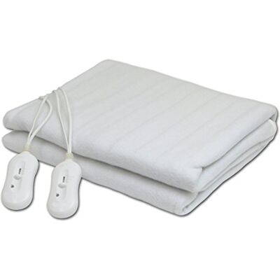 Laterm TSC Couverture chauffante électrique pour lit double avec double commande 160 x 140 cm Laterm TSC Couverture chauffante électrique pour lit double avec double commande 160 x 140 cm