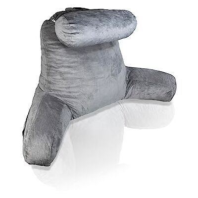 Aidapt Coussin de lecture avec appuie-tête amovible – Coussin de soutien avec accoudoirs, lombaire, dos, repos au lit, jeux vidéo, housse lavable, poignée de transport, coussin pour s'asseoir, mousse Aidapt Coussin de lecture avec appuie-tête amovible – Coussin de soutien avec accoudoirs, lombaire, dos, repos au lit, jeux vidéo, housse lavable, poignée de transport, coussin pour s'asseoir, mousse