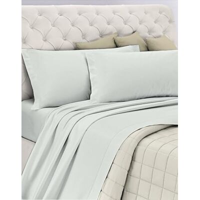 GEMITEX Parure de lit en coton, 100% coton, respirant sans substances nocives, qualité certifiée standard 100 par OEKO-TEX Confiance au textile, 1 place et demie, COL BLANC, Designed in Italy GEMITEX Parure de lit en coton, 100% coton, respirant sans substances nocives, qualité certifiée standard 100 par OEKO-TEX Confiance au textile, 1 place et demie, COL BLANC, Designed in Italy