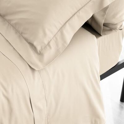 Catherine Lansfield Fantasy Sateen Natural Parure de lit 150-240 x 280 cm + 2 oreillers 50 x 85 cm Catherine Lansfield Fantasy Sateen Natural Parure de lit 150-240 x 280 cm + 2 oreillers 50 x 85 cm