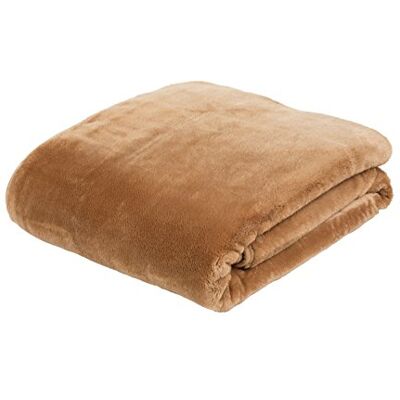 Gözze Couverture Douillette Premium Cashmere-Feeling, 500 g/m², 130 x 170 cm Sable Gözze Couverture Douillette Premium Cashmere-Feeling, 500 g/m², 130 x 170 cm Sable