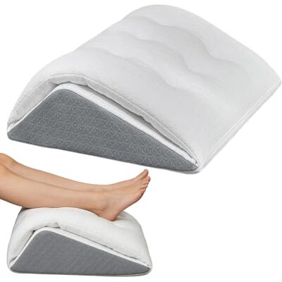 Behogan Coussins Relève-Jambes, Coussin Jambes Surélevé, Rouleau en Mousse à mémoire de Forme, Coussin Genoux pour Dormir Elevation, Oreiller Triangulaire pour soulager Les après Une opération Behogan Coussins Relève-Jambes, Coussin Jambes Surélevé, Rouleau en Mousse à mémoire de Forme, Coussin Genoux pour Dormir Elevation, Oreiller Triangulaire pour soulager Les après Une opération