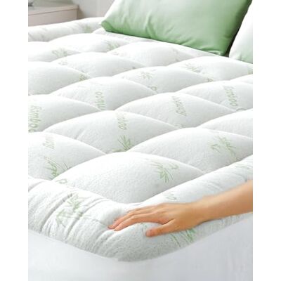 Niagara Sleep Solution Topper pour lit double Cloud-Like Comfort Protection en viscose de bambou ultra douce, respirante et rafraîchissante 180 x 200 cm, coupe profonde Niagara Sleep Solution Topper pour lit double Cloud-Like Comfort Protection en viscose de bambou ultra douce, respirante et rafraîchissante 180 x 200 cm, coupe profonde