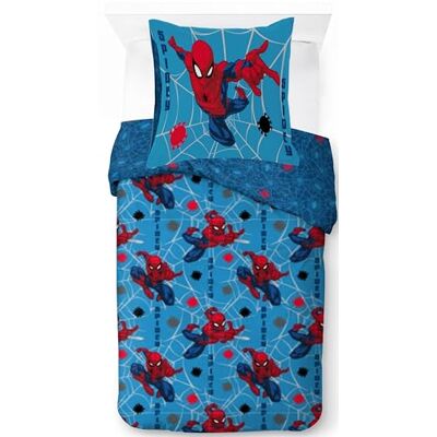 Jay Franco Marvel Spiderman Ensemble Housse de Couette – Linge de Lit Ultra Doux pour Enfants avec Taie d’Oreiller, Housse Seulement (Garnissage Non Inclus), Bleu, 2 Pièces Simple Jay Franco Marvel Spiderman Ensemble Housse de Couette – Linge de Lit Ultra Doux pour Enfants avec Taie d’Oreiller, Housse Seulement (Garnissage Non Inclus), Bleu, 2 Pièces Simple