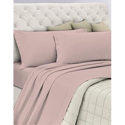 GEMITEX Parure de lit en coton, 100% coton, respirante sans substances nocives, qualité certifiée standard 100 par OEKO-TEX Confiance au textile, 1 place et demie, COL ROSA, conçue en Italie GEMITEX Parure de lit en coton, 100% coton, respirante sans substances nocives, qualité certifiée standard 100 par OEKO-TEX Confiance au textile, 1 place et demie, COL ROSA, conçue en Italie