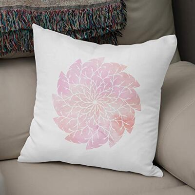 Bonamaison , Housse de Coussin Décorative 50% Coton 50% Polyester Fermeture éclair cachée, Dimensions: 43x43 Cm Conçu et fabriqué en Turquie Bonamaison , Housse de Coussin Décorative 50% Coton 50% Polyester Fermeture éclair cachée, Dimensions: 43x43 Cm Conçu et fabriqué en Turquie
