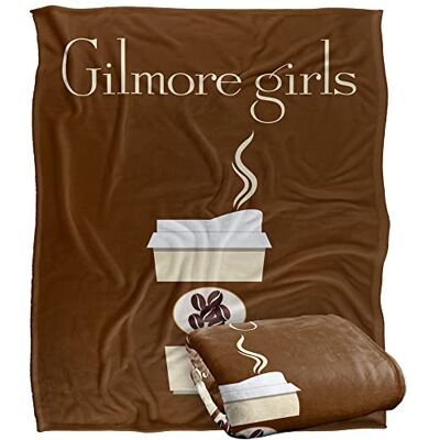 LOGOVISION GILMORE GIRLS Couverture soyeuse super douce 152 x 127 cm LOGOVISION GILMORE GIRLS Couverture soyeuse super douce 152 x 127 cm