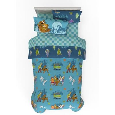 Franco Parure de lit et couette en microfibre, Scooby Doo, pour lit simple Franco Parure de lit et couette en microfibre, Scooby Doo, pour lit simple