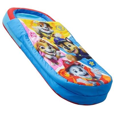 Character World Paw Patrol My First ReadyBed – Matelas gonflable et sac de couchage en un – Chase, Rubble, Marshall et Skye pour soirées pyjama, camping 130 x 61 x 23 cm Character World Paw Patrol My First ReadyBed – Matelas gonflable et sac de couchage en un – Chase, Rubble, Marshall et Skye pour soirées pyjama, camping 130 x 61 x 23 cm