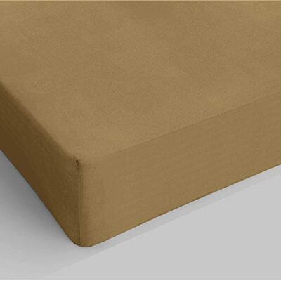 Giovanni Dolcinotti Bed Collection Parure de lit simple avec angles 90 x 200 cm, drap hypoallergénique, respirant, antibactérien et anti-acariens – Fabriqué en Italie, 100% coton – Couleur corde Giovanni Dolcinotti Bed Collection Parure de lit simple avec angles 90 x 200 cm, drap hypoallergénique, respirant, antibactérien et anti-acariens – Fabriqué en Italie, 100% coton – Couleur corde