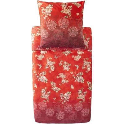 Bassetti ESPERIDI 9333285 Parure de lit avec 1 taie d'oreiller 100% satin de coton rouge R1, dimensions : 155 x 220 cm + 1 taie d'oreiller 80 x 80 cm Bassetti ESPERIDI 9333285 Parure de lit avec 1 taie d'oreiller 100% satin de coton rouge R1, dimensions : 155 x 220 cm + 1 taie d'oreiller 80 x 80 cm