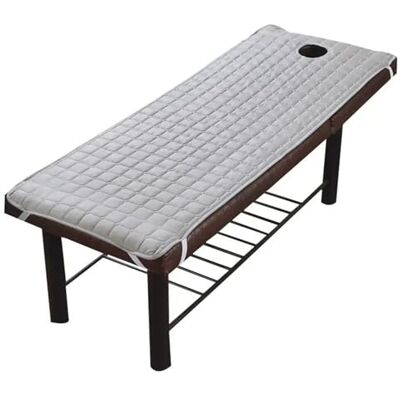 LADFRTYU Lash Bed Surmatelas pour table de salon de beauté, drap de lit, matelas de lit, multi-tailles, massage des couleurs, spa avec trous (gris, 190 x 70 cm) LADFRTYU Lash Bed Surmatelas pour table de salon de beauté, drap de lit, matelas de lit, multi-tailles, massage des couleurs, spa avec trous (gris, 190 x 70 cm)