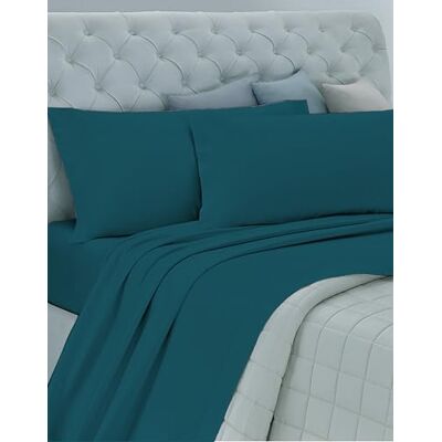 GEMITEX Parure de lit en coton, 100% coton, respirante sans substances nocives, qualité certifiée standard 100 par OEKO-TEX Confiance au textile, 1 place et demie, COL OTTANIO, conçue en Italie GEMITEX Parure de lit en coton, 100% coton, respirante sans substances nocives, qualité certifiée standard 100 par OEKO-TEX Confiance au textile, 1 place et demie, COL OTTANIO, conçue en Italie