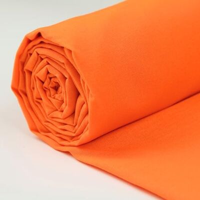 A-Express Tissu 100 % coton 150 cm de large Vendu au mètre Idéal pour matelassage, couture, couture, doublures de rideaux, fourre-tout, literie, taies d'oreiller Orange 0,5 m A-Express Tissu 100 % coton 150 cm de large Vendu au mètre Idéal pour matelassage, couture, couture, doublures de rideaux, fourre-tout, literie, taies d'oreiller Orange 0,5 m