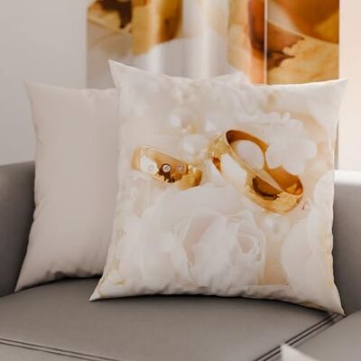PETTI Artigiani Italiani Paire de taies d'oreiller 65 x 65 cm en microfibre, coussins d'ameublement, canapé, salon, 2 housses de coussin, taie d'oreiller de mariage, 100% fabriqué en Italie PETTI Artigiani Italiani Paire de taies d'oreiller 65 x 65 cm en microfibre, coussins d'ameublement, canapé, salon, 2 housses de coussin, taie d'oreiller de mariage, 100% fabriqué en Italie