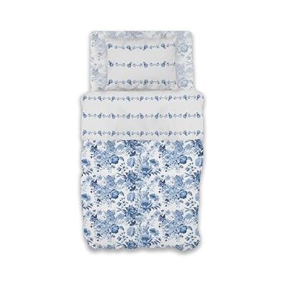 GEMITEX Parure de lit en coton, 100% coton, respirant, sans substances nocives, qualité certifiée standard 100 par OEKO-TEX confiance en textile, simple, G20/BLUE, conçue en Italie GEMITEX Parure de lit en coton, 100% coton, respirant, sans substances nocives, qualité certifiée standard 100 par OEKO-TEX confiance en textile, simple, G20/BLUE, conçue en Italie