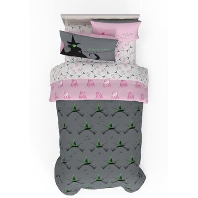 Franco Parure de lit 5 pièces en microfibre, Le Magicien d'Oz, pour lit simple Franco Parure de lit 5 pièces en microfibre, Le Magicien d'Oz, pour lit simple