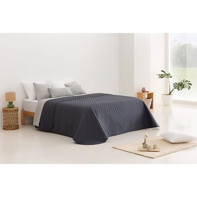 Todocama Etoile Couvre-lit boutis fin avec motif étoiles, pour printemps, été, automne et hiver. 100% microfibre extra douce Housse de lit multifonction pour lit 105-200 x 260 cm Gris foncé Todocama Etoile Couvre-lit boutis fin avec motif étoiles, pour printemps, été, automne et hiver. 100% microfibre extra douce Housse de lit multifonction pour lit 105-200 x 260 cm Gris foncé