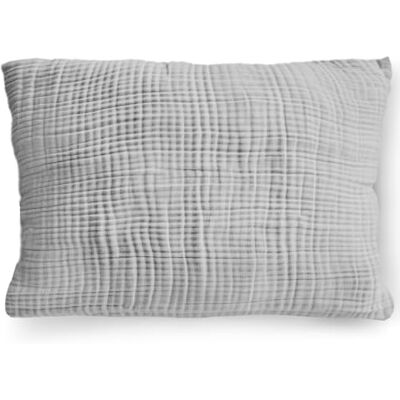 PinkZebra Housse de coussin en mousseline bio 60 x 70 cm Double gaze Pour enfants et adultes Certifié ÖkoTex Taie d'oreiller douce Certifié GOTS Argenté PinkZebra Housse de coussin en mousseline bio 60 x 70 cm Double gaze Pour enfants et adultes Certifié ÖkoTex Taie d'oreiller douce Certifié GOTS Argenté