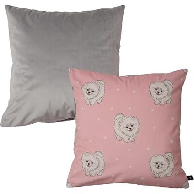 Chic Home Housse en velours POMERANIAN CHIC 45x45 cm Chic Home Housse en velours POMERANIAN CHIC 45x45 cm