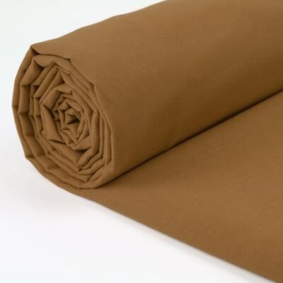A-Express Tissu 100 % coton 150 cm de large Vendu au mètre Idéal pour matelassage, couture, couture, doublures de rideaux, fourre-tout, literie, taies d'oreiller Beige foncé 0,5 m A-Express Tissu 100 % coton 150 cm de large Vendu au mètre Idéal pour matelassage, couture, couture, doublures de rideaux, fourre-tout, literie, taies d'oreiller Beige foncé 0,5 m