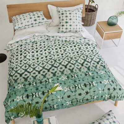 Designers Guild Housse de Couette imprimée en Percale de Coton, Karaoshi Celadon, 140 x 200 cm, Designers Guild Housse de Couette imprimée en Percale de Coton, Karaoshi Celadon, 140 x 200 cm,