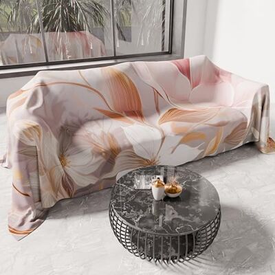 PETTI Artigiani Italiani Couvre-lit double printemps été, couverture légère double, drap de lit, 100% fabriqué en Italie PETTI Artigiani Italiani Couvre-lit double printemps été, couverture légère double, drap de lit, 100% fabriqué en Italie