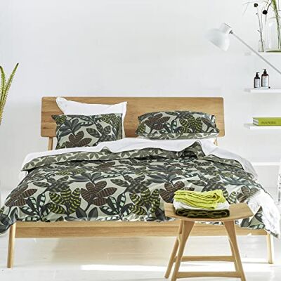 Designers Guild Housse de Couette imprimée en Percale de Coton, Tanjore, 200x200cm, Designers Guild Housse de Couette imprimée en Percale de Coton, Tanjore, 200x200cm,