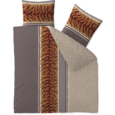 CelinaTex Parure de lit tendance 200 x 200 cm 3 pièces en coton pour été et hiver, toutes saisons, housse de couette, parure de lit Adda Afrique beige, marron, gris CelinaTex Parure de lit tendance 200 x 200 cm 3 pièces en coton pour été et hiver, toutes saisons, housse de couette, parure de lit Adda Afrique beige, marron, gris