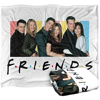 LOGOVISION FRIENDS Couverture soyeuse super douce 152 x 127 cm LOGOVISION FRIENDS Couverture soyeuse super douce 152 x 127 cm