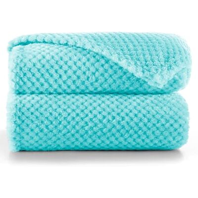 Koc FLHF Henry - Turquoise - 150x200 cm Couverture Koc FLHF Henry - Turquoise - 150x200 cm Couverture