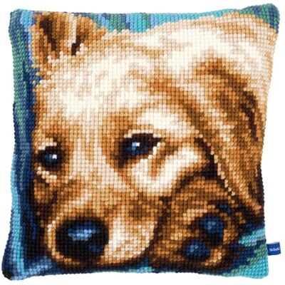 Vervaco Point De Croix Kit Coussin Complet Set CHIEN Decoration Manuelle Broderie Kit Adulte Art Creatif Cadeau DIY ca. 40 x 40 cm Cross Stitch Embroidery Vervaco Point De Croix Kit Coussin Complet Set CHIEN Decoration Manuelle Broderie Kit Adulte Art Creatif Cadeau DIY ca. 40 x 40 cm Cross Stitch Embroidery