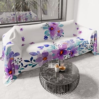 PETTI Artigiani Italiani Couvre-lit pour lit double printemps été, couverture légère pour lit double, drap de lit, floral 03 100% fabriqué en Italie PETTI Artigiani Italiani Couvre-lit pour lit double printemps été, couverture légère pour lit double, drap de lit, floral 03 100% fabriqué en Italie