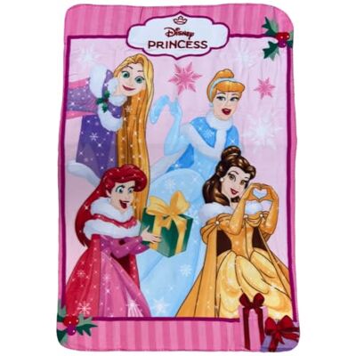 CARTOON Plaid enfant princesse Disney thème noël 100x140 cm couverture souple polaire 100% polyester 220 GSM chaud et léger idéal pour chambre de bébé ou canapé CARTOON Plaid enfant princesse Disney thème noël 100x140 cm couverture souple polaire 100% polyester 220 GSM chaud et léger idéal pour chambre de bébé ou canapé