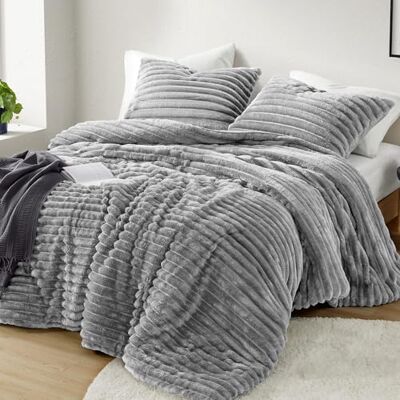 Intelligent Design Avril Parure de lit 3 pièces douce et confortable, revers en microfibre, légère, couette en velours côtelé, 2 taies d’oreiller, pour toutes les saisons Lit double/queen size Intelligent Design Avril Parure de lit 3 pièces douce et confortable, revers en microfibre, légère, couette en velours côtelé, 2 taies d’oreiller, pour toutes les saisons Lit double/queen size