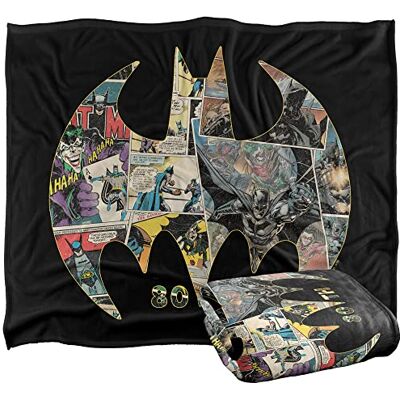 LOGOVISION Batman Couverture soyeuse super douce 152 x 127 cm LOGOVISION Batman Couverture soyeuse super douce 152 x 127 cm