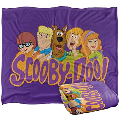 LOGOVISION SCOOBY DOO! Couverture soyeuse super douce au toucher, 152 x 127 cm LOGOVISION SCOOBY DOO! Couverture soyeuse super douce au toucher, 152 x 127 cm