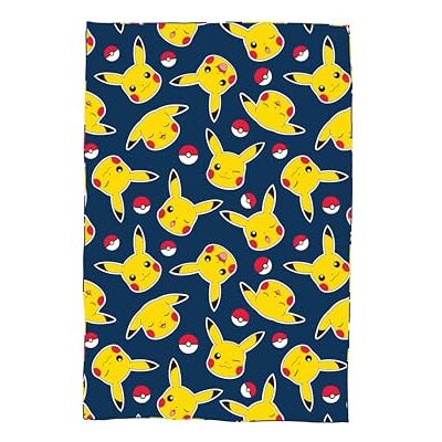 Character World Couverture polaire Pokémon Couverture chaude super douce et chaude Motif Pikachu et Pokéball Parfait pour la maison, la chambre, les soirées pyjama et le camping Taille 100 x 150 Character World Couverture polaire Pokémon Couverture chaude super douce et chaude Motif Pikachu et Pokéball Parfait pour la maison, la chambre, les soirées pyjama et le camping Taille 100 x 150